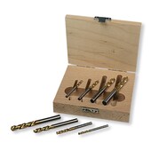 Linksschneidende TiN-Bohrer ähnlich DIN 1897 Premium